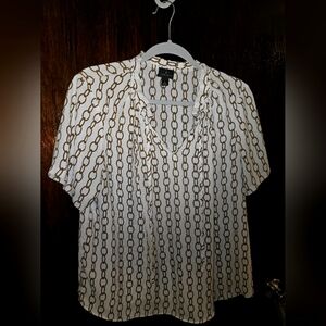 Women's short sleeve blouse - Worthington-  Large